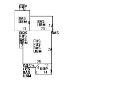 17 Winona St, Newton MA  02466-1417 floor plan