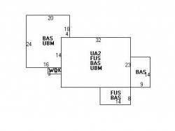 19 Cornell St, Newton MA 02462-1107 floor plan
