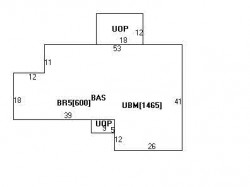 53 Dorothy Rd, Newton MA  02459-3308 floor plan