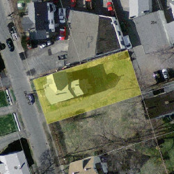 16 Dalby St, Newton MA  02458-1031 aerial view