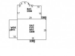 24 Nathan Rd, Newton MA  02459-1105 floor plan