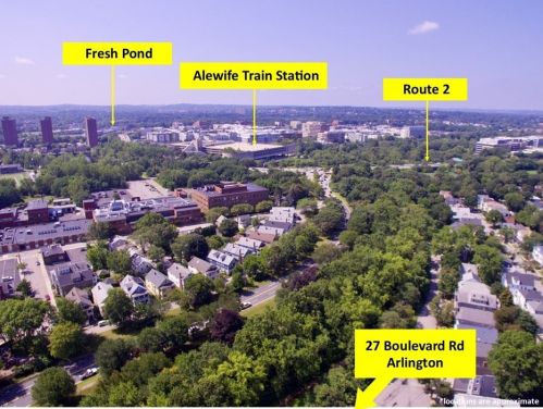 27 Boulevard Rd, Arlington MA 02474-8707 exterior