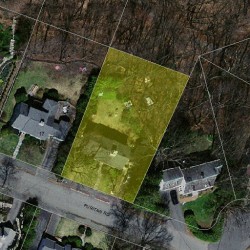 11 Puritan Rd, Newton MA 02461-1021 aerial view