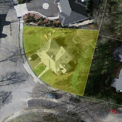 15 Wendell Rd, Newton MA 02459-2649 aerial view