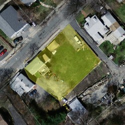 146 Pine St, Newton MA  02466-1308 aerial view