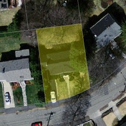 147 Oliver Rd, Newton MA  02468-2322 aerial view