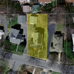 59 Orchard Ave, Newton MA  02465-1926 aerial view