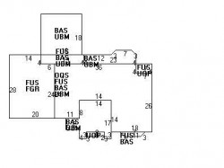 25 Varick Rd, Newton MA  02468-1304 floor plan