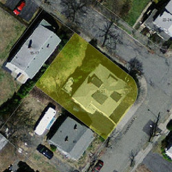 21 Elliot Ter, Newton MA  02464-1409 aerial view