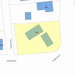 2095 Commonwealth Ave, Newton MA 02466-1901 plot plan