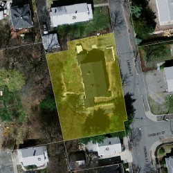 37 Linden St, Newton MA 02464-1430 aerial view