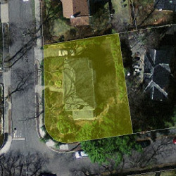 76 Walden St, Newton MA 02460-2121 aerial view