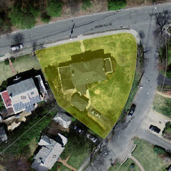 110 Waban Ave, Newton MA 02468-2111 aerial view