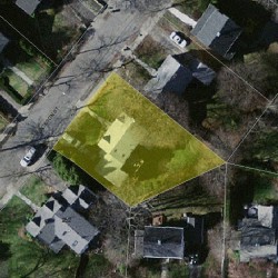 244 Jackson St, Newton MA 02459-2541 aerial view