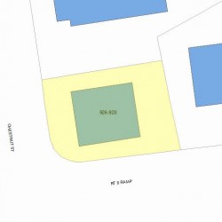 926 Chestnut St, Newton MA 02468-2326 plot plan