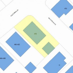 478 California St, Newton MA 02460-1254 plot plan