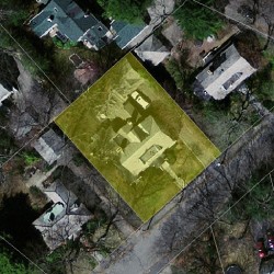 15 Ashmont Rd, Newton MA  02468-1202 aerial view