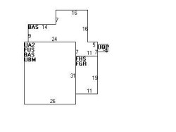 55 Hinckley Rd, Newton MA  02468-1723 floor plan