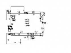 57 Grafton St, Newton MA  02459-1546 floor plan