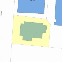 4 Jasset St, Newton MA 02458-1015 plot plan