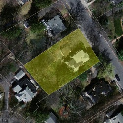 37 Perkins St, Newton MA 02465-2302 aerial view