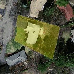 56 Bencliffe Cir, Newton MA 02466-1101 aerial view