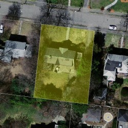 100 Pine Ridge Rd, Newton MA 02468-1617 aerial view
