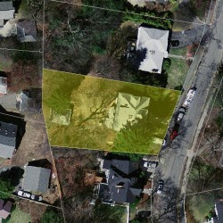 37 Kenwood Ave, Newton MA 02459-1421 aerial view