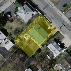 9 Adams St, Newton MA  02460-1202 aerial view