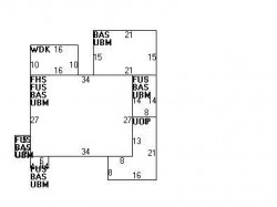 1548 Beacon St, Newton MA 02468-1508 floor plan