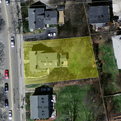 1044 Chestnut St, Newton MA 02464-1124 aerial view