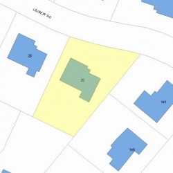 20 Levbert Rd, Newton MA  02459-3063 plot plan