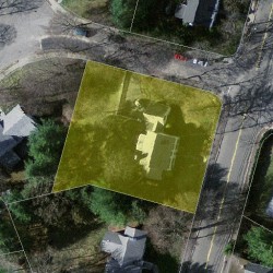 485 Parker St, Newton MA  02459-2674 aerial view