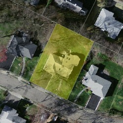 29 Levbert Rd, Newton MA 02459-3008 aerial view