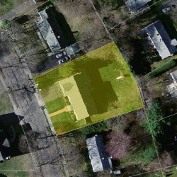 119 Hanson Rd, Newton MA  02459-3627 aerial view