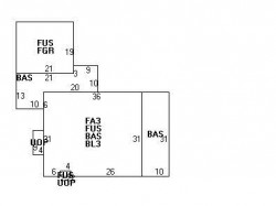 560 Chestnut St, Newton MA  02468-1614 floor plan