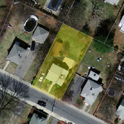 58 Adams Ave, Newton MA 02465-1003 aerial view