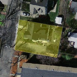 68 Brooks Ave, Newton MA 02460-1508 aerial view