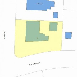 15 Athelstane Rd, Newton MA 02459-2420 plot plan