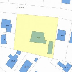 876 Beacon St, Newton MA 02459-1835 plot plan
