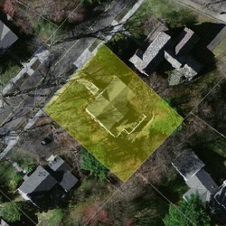 206 Greenwood St, Newton MA 02459-3043 aerial view
