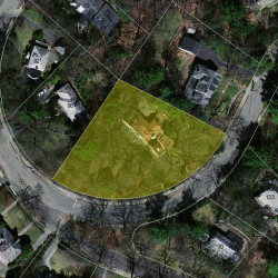 120 Collins Rd, Newton MA  02468-2234 aerial view