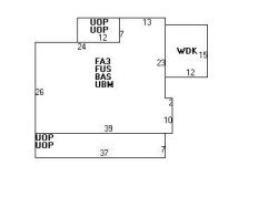 21 Elliot Ter, Newton MA  02464-1409 floor plan