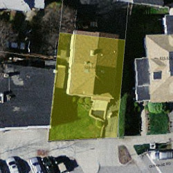 541 Commonwealth Ave, Newton MA 02459-1601 aerial view