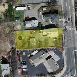 395 Lexington St, Newton MA 02466-1515 aerial view