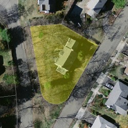 24 Cross Hill Rd, Newton MA 02459-3121 aerial view