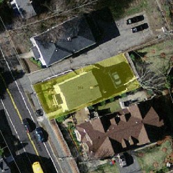 314 Langley Rd, Newton MA 02459-2351 aerial view