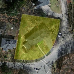 321 Waban Ave, Newton MA 02468-1349 aerial view