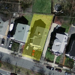 2071 Commonwealth Ave, Newton MA  02466-2007 aerial view