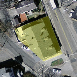 1003 Chestnut St, Newton MA 02464-1101 aerial view